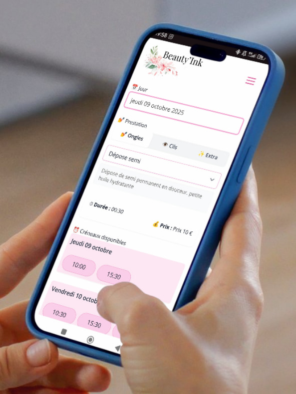 Formulaire de reservation BeautyResa